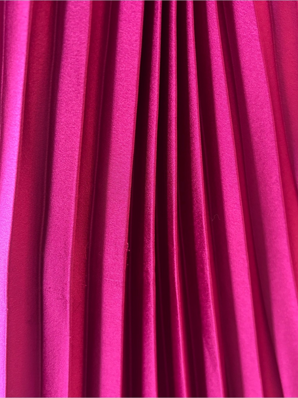 Abercrombie & Fitch Giselle Pleated One Shoulder Maxi Dress XS Fuchsia Formal - Picture 13 of 13